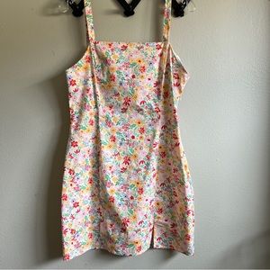 NWOT tropical mini dress